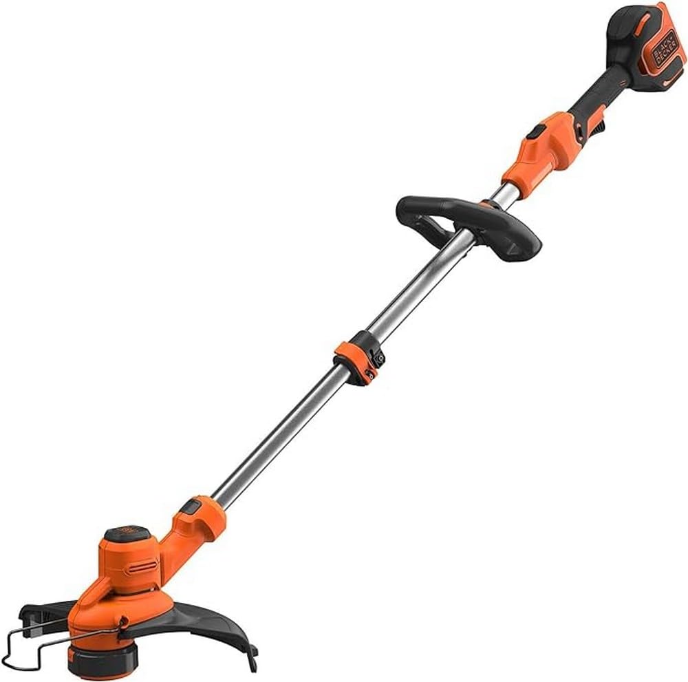 BLACK+DECKER Rasentrimmer Akku Freischneider - Rasenkantenschneider 36V, Schnittbreite 33 cm, kohleb