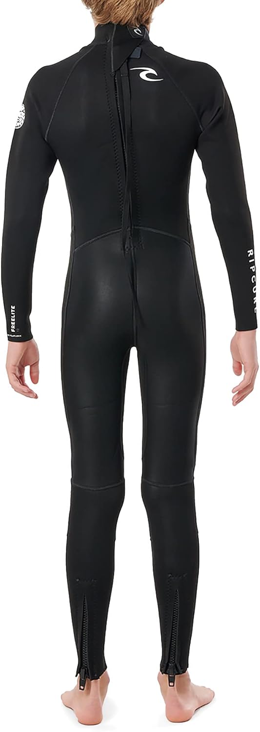 RIP CURL FREELITE JR 3/2 Back Zip Full Suit 2023 Black 14, 14