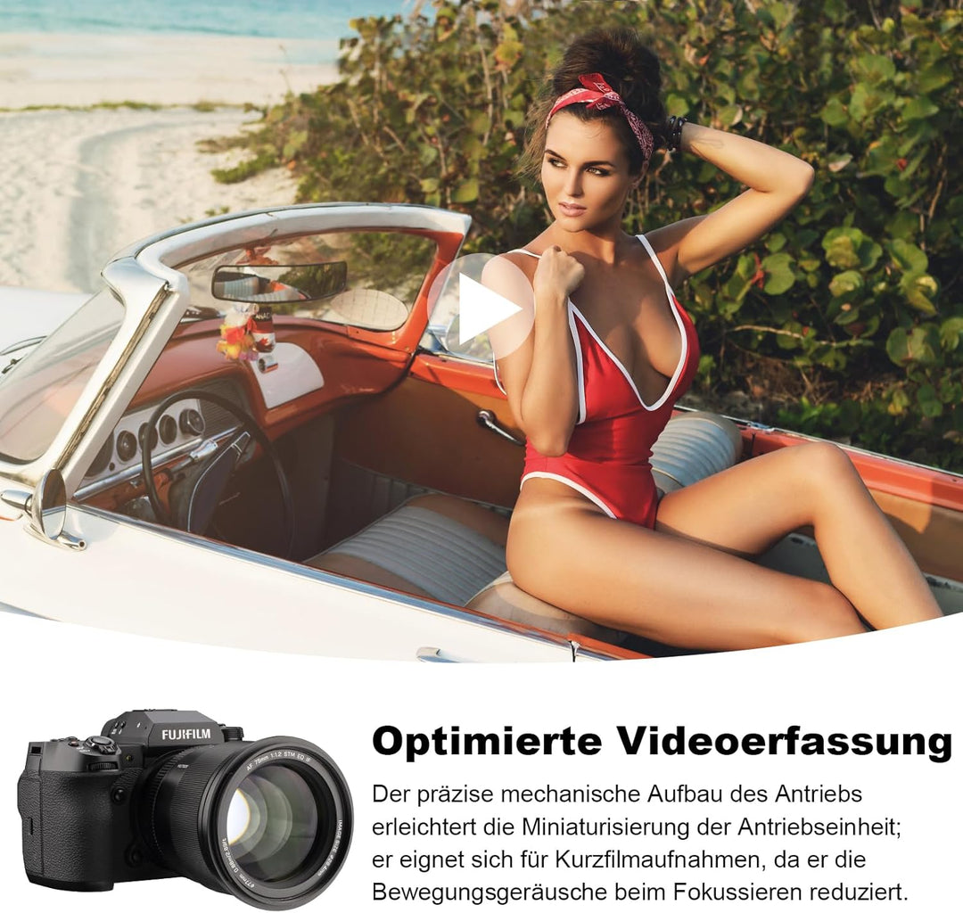 VILTROX 75mm F1.2 Pro APS-C Prime Autofokus Objektive für Fuji X Mount Kamera Objektive Standard Cam