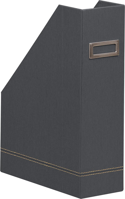 Rhodia 194541C - Stehsammler 10x25x31 cm, elegant aus Kunstleder, ideal für Zeitungen und Unterlagen