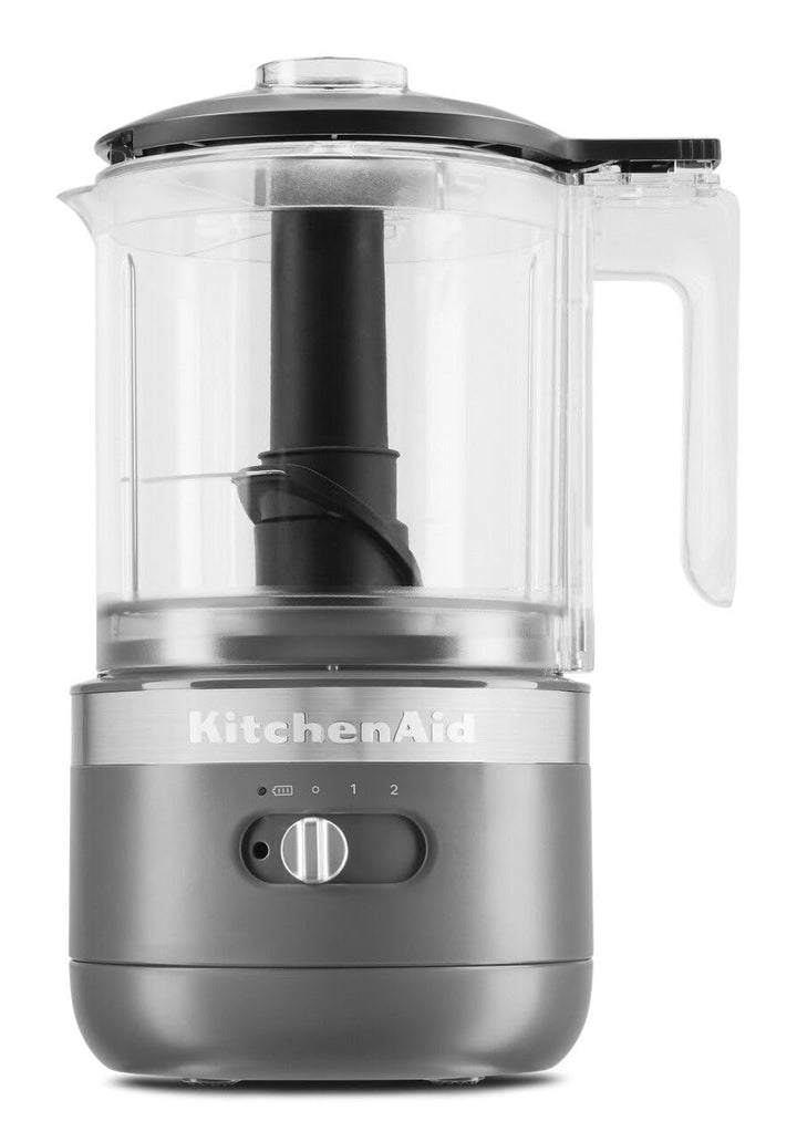 KitchenAid KFCB519DG Zerkleinerer für 5 Tassen, kabellos, Anthrazit Dunkelgrau Kabelloser 5 Tassen,