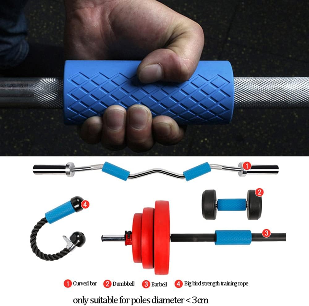 Laiiqi Grip Fat Bar, Hantel Fat Barbell Grip, Dicke Bar Griffe für Gewichtheben Fitness Bar Griff Si
