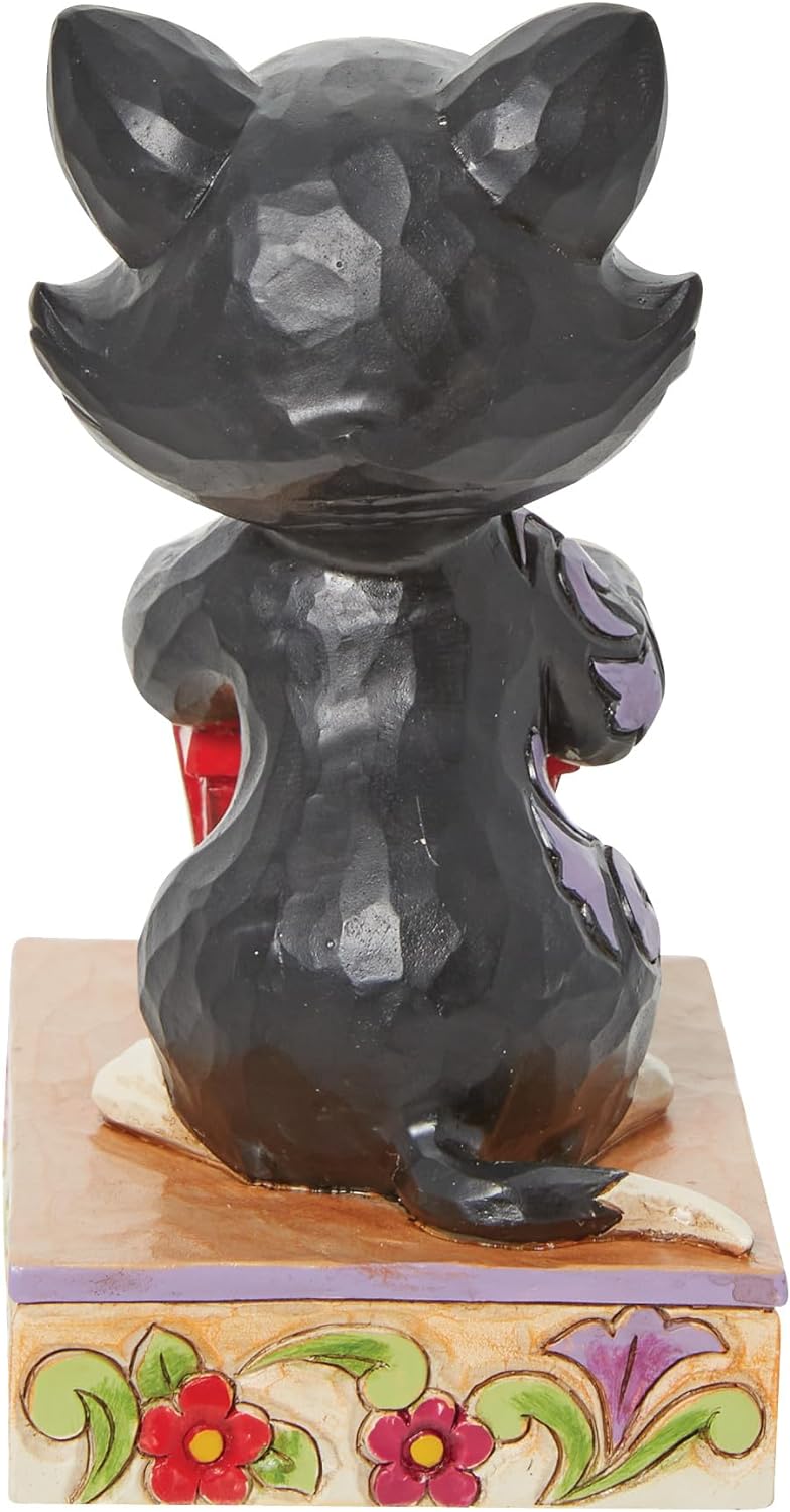 Jim Shore Enesco 6013065 Disney Traditions Figaro, Weihnachtspersönlichkeit, Pose, 9,5 cm