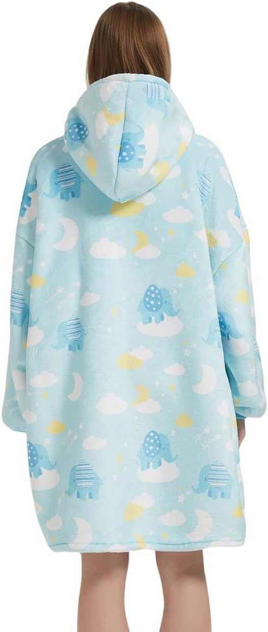 FELOVE Übergrosse Hoodie Sweatshirt, Original Decke Sweatshirt, super weiche gemütliche warme komfor