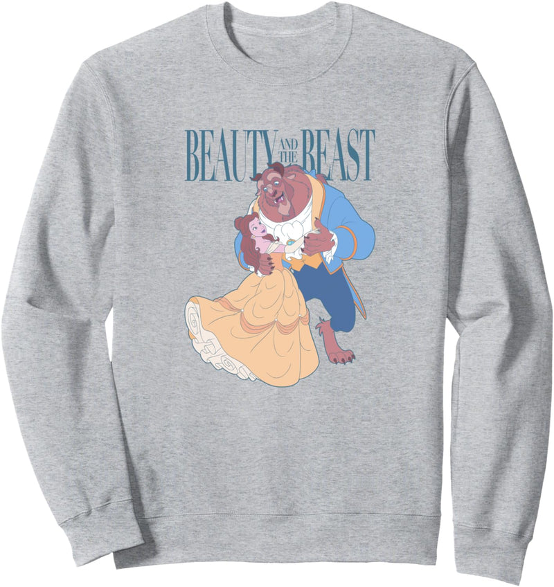 Disney Beauty And The Beast Belle And Beast Classic Portrait Sweatshirt