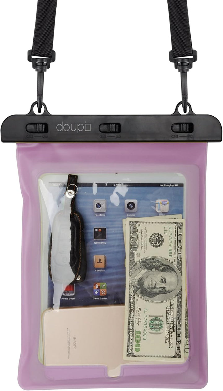 doupi wasserdichte Schutztasche 280x210mm für 9/10 Zoll Tablet Touchscreen Funktion Wasserfest Schut
