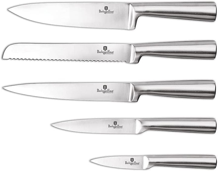 6 Tlg. Messerset Küchenmesser-Set BERLINGER HAUS Rose Gold BH-2447