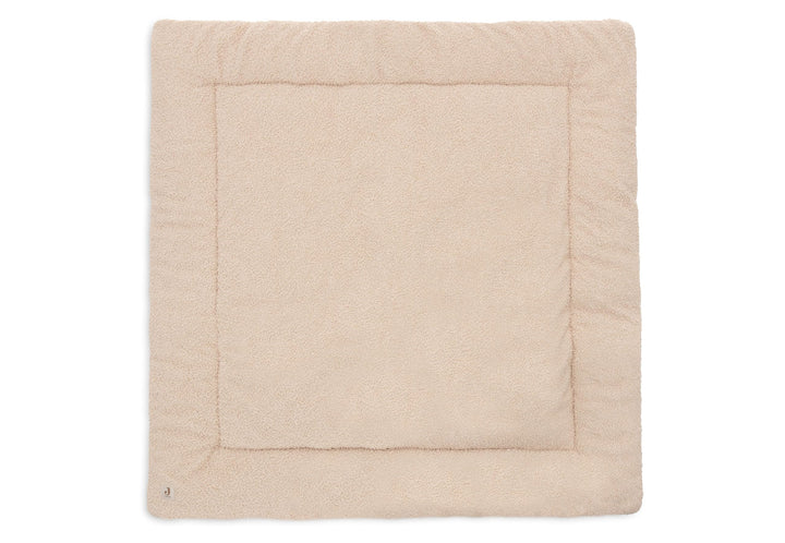 Jollein Krabbeldecke für Baby - Boucle, Naturel - 100% Polyester - Laufgittereinlage - 100x100 cm -