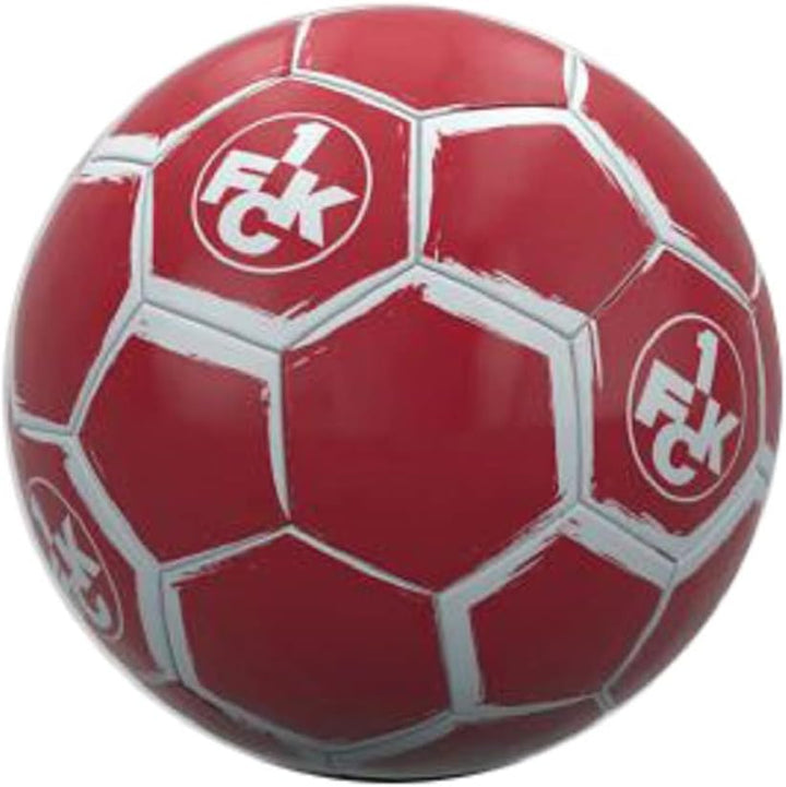 1. FC Kaiserslautern Fussball rot/weiss Gr. 5 Ball FCK - Plus Lesezeichen I Love Kaiserslautern