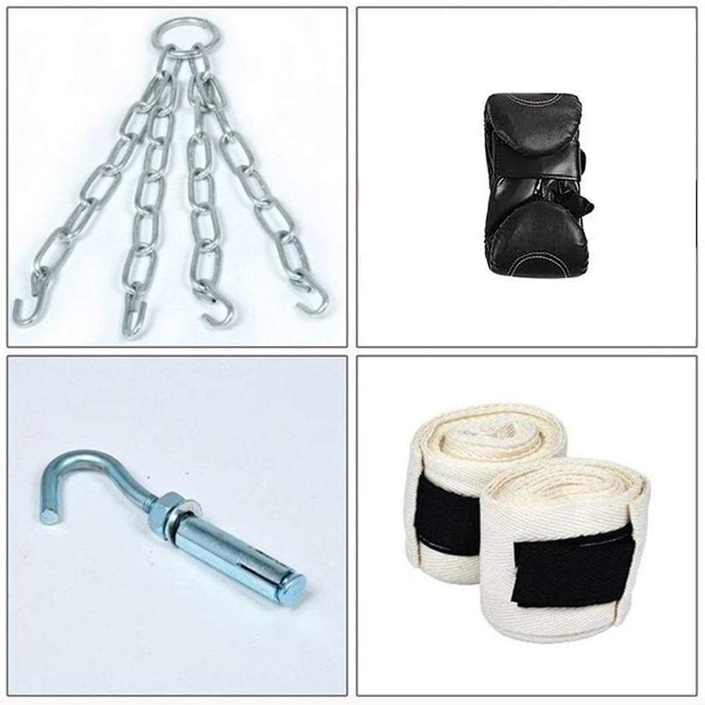 Sandsack-Set, 8 Stück/Set Fitness-Training MMA Boxsack Boxsack Sport Kick Hanging Sandsack Rot 4 #,