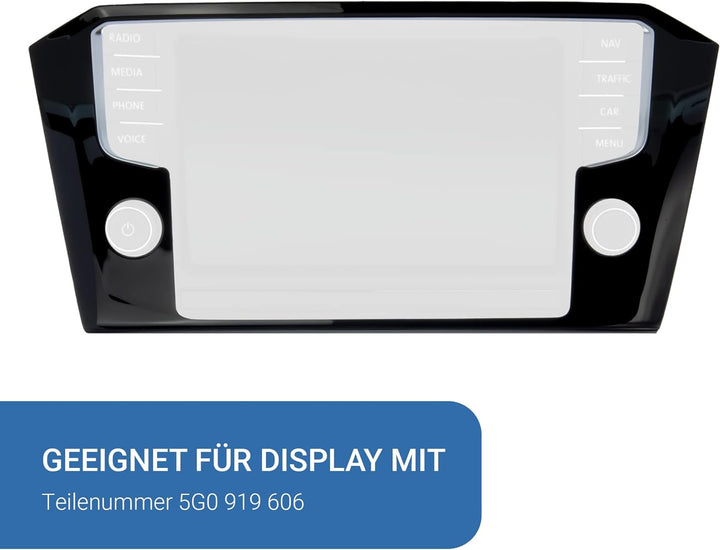 Need4Street Radioblende zur Nachrüstung des grossen 8 Zoll Displays, schwarz, Einbaurahmen kompatibe