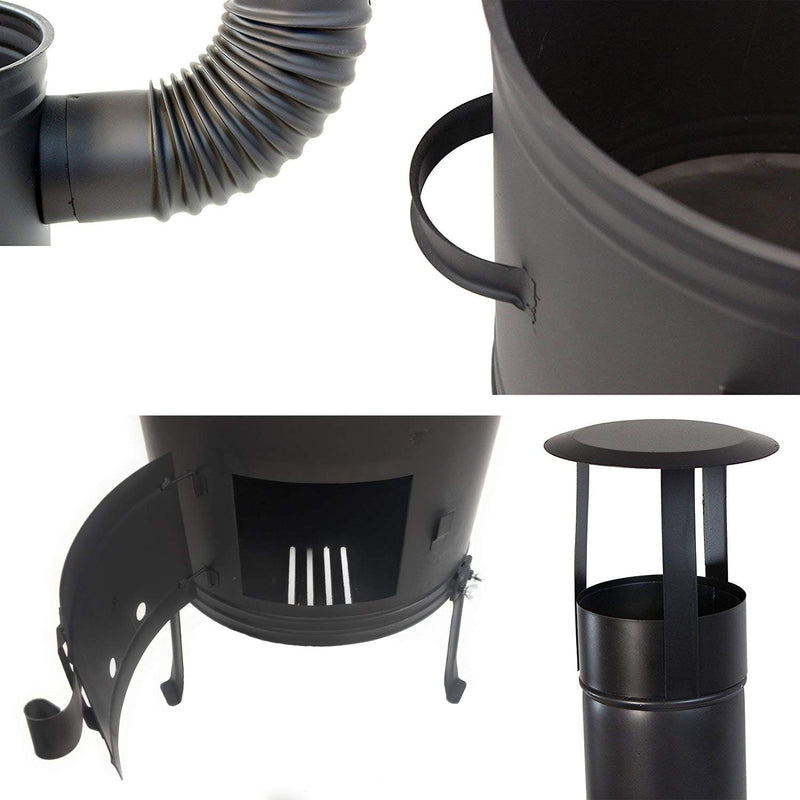 Gulaschkessel Gulaschkanone 42 cm mit 22 Liter Gulaschtopf Set emailliert | Eintopfofen, Glühwein-Ke