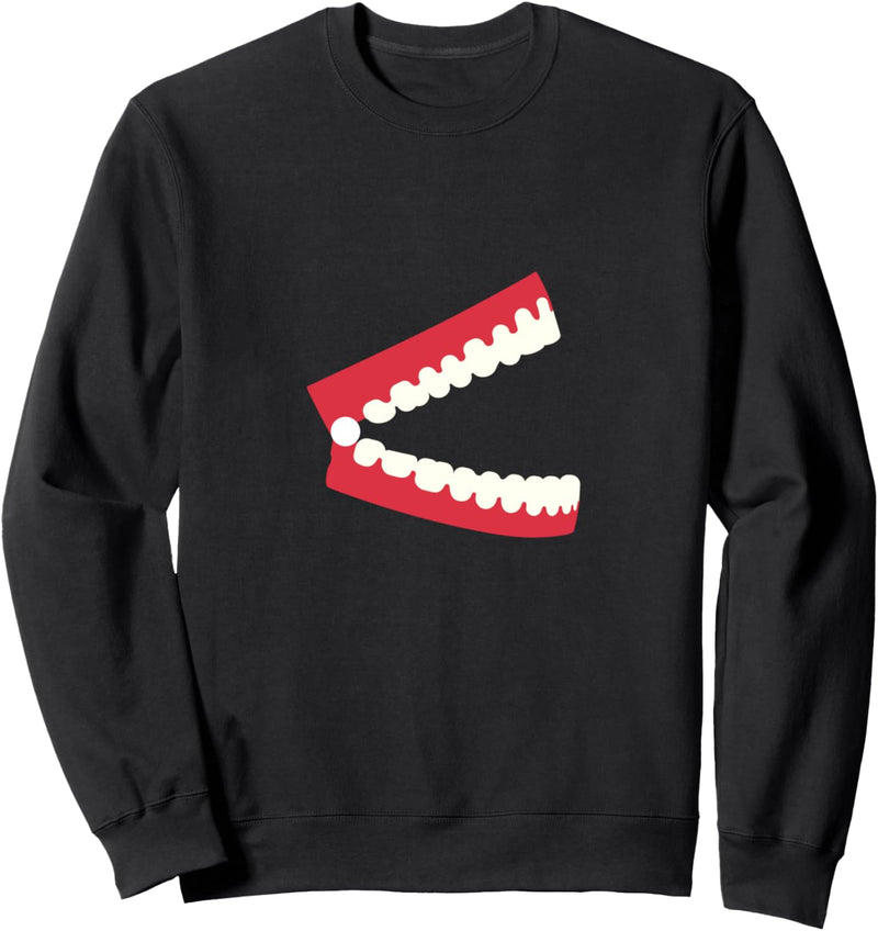 Ratternde Zähne Sweatshirt