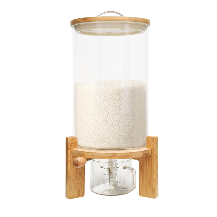 7,5L Müslispender Reisbehälter 20x30CM Reisspender Vorratstank Grosse Cereal Dispenser mit Messbeche