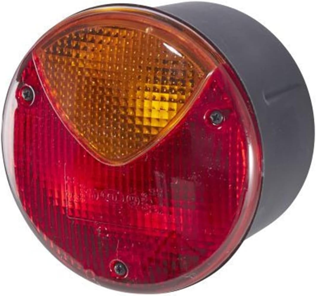 HELLA Rückleuchte - Glühlampe - 24V / 12V - Anbau/geschraubt - ECE/ADR/GGVS - Lichtscheibenfarbe: ro