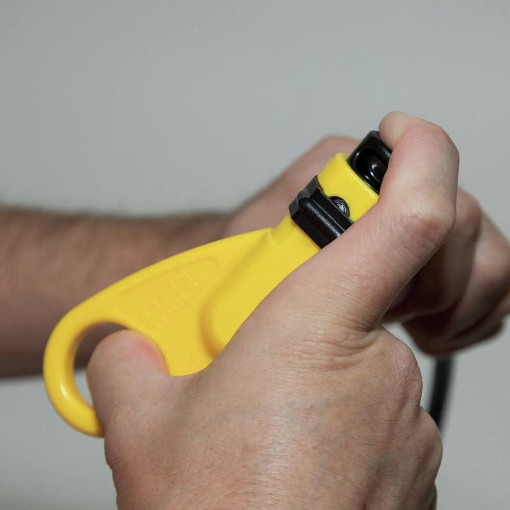 KLEIN TOOLS Koax-Installations- und Kabeltest-Set mit Crimpzange, Abisolierer, Tester und F-Steckern