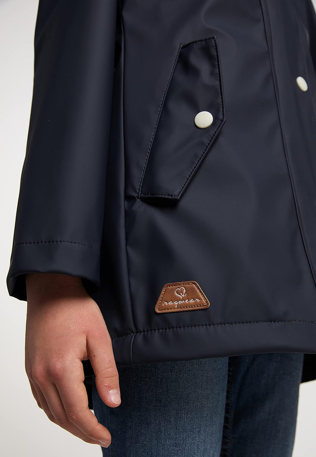 Ragwear Marjanka Mädchen Jacke Regenjacke Übergangsjacke Kinder Regenmantel Mantel Coat 128 Navy, 12