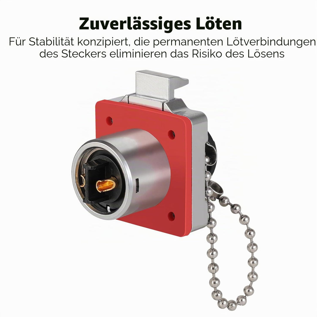 CNLINKO BD-20 Industrieller Wasserdichter Steckverbinder IP67 Rundsteckverbinder Eingebaute Buchse L