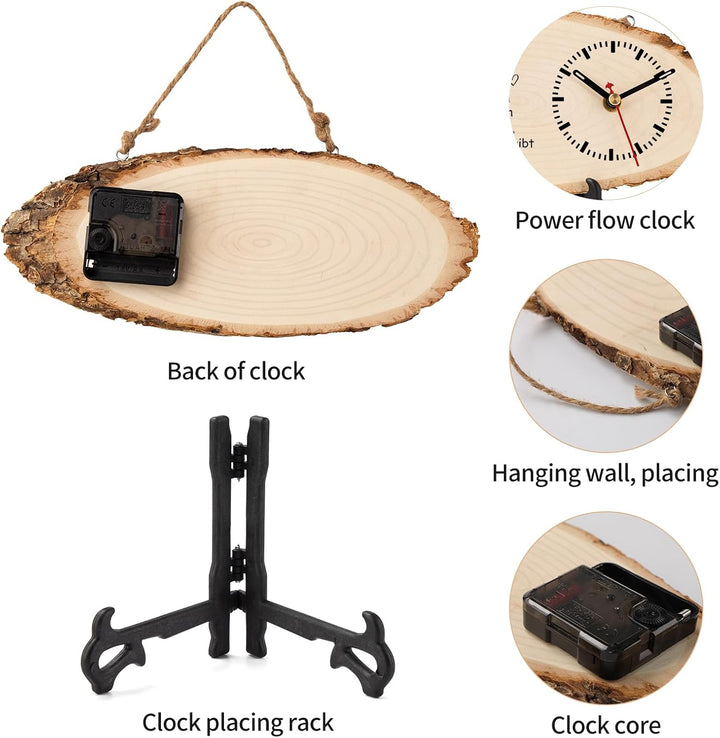 KAAYEE Opa Geschenk, Holzuhr Geschenke für Opa zum Vatertag Geburtstag Valentinstag Ostern, Bester G