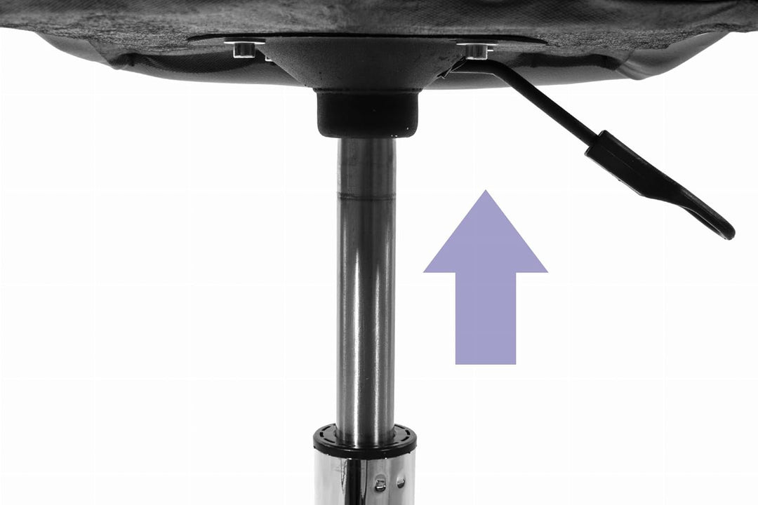 NMK HOME Drehstuhl mit Rollen - Höhenverstellbar Polsterstuhl - Home Office Samt Stuhl mit Geometris