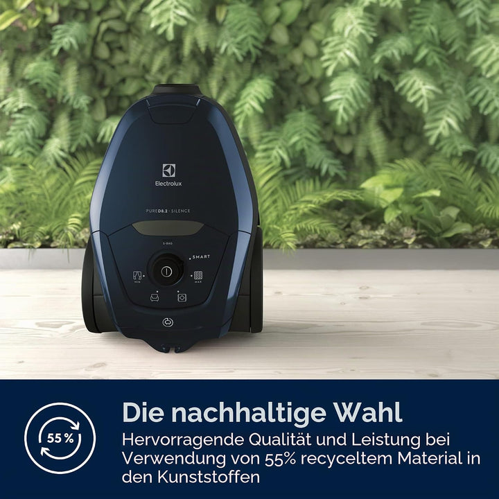 Electrolux PD82-4ST Staubsauger mit Beutel, max. Leistung 600 W, AeroPro Absaugsystem, 2 Bürsten, 3-