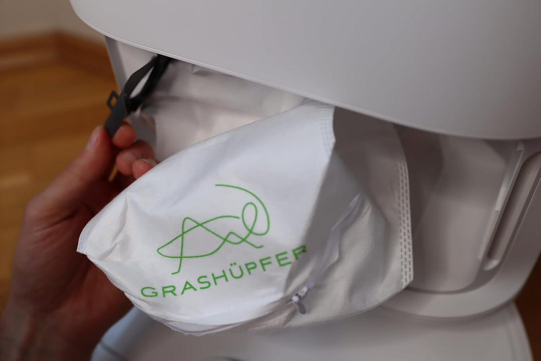 GRASHÜPFER® 3 Stück Wiederverwendbare Staubbeutel für Dreame mit Reissverschluss für Dreame X40, X30