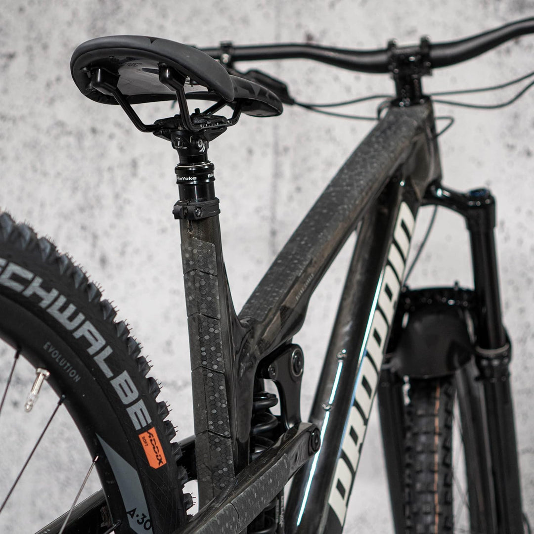 Riesel Design® Frame:Tape 3000 Fahrrad Rahmenschutz - Stylische Fahrrad Schutzfolie / 17 Selbstklebe