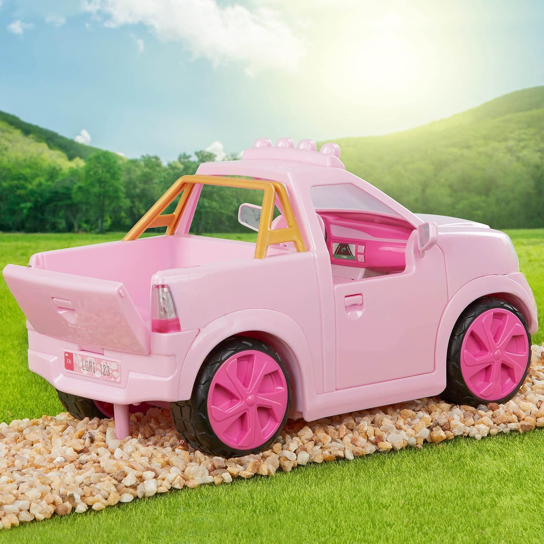 Lori - Briella's Truck & Anhänger Set - Mini-Puppe, Pickup Truck, Pferd & Anhänger - Spielzeugpferde