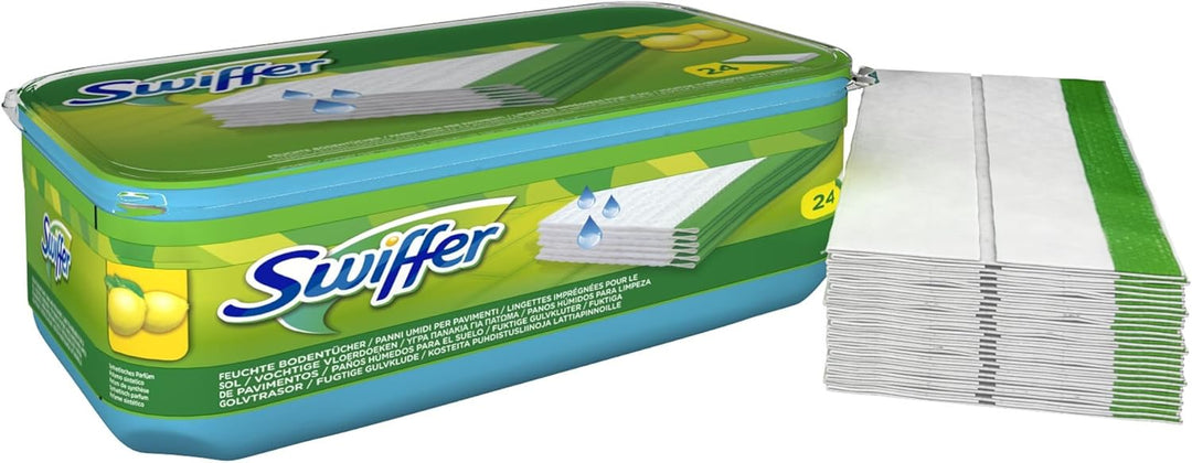 Swiffer Wet Wischtücher Nachfüllpackung, 6er Pack (6 x 24 Stück)