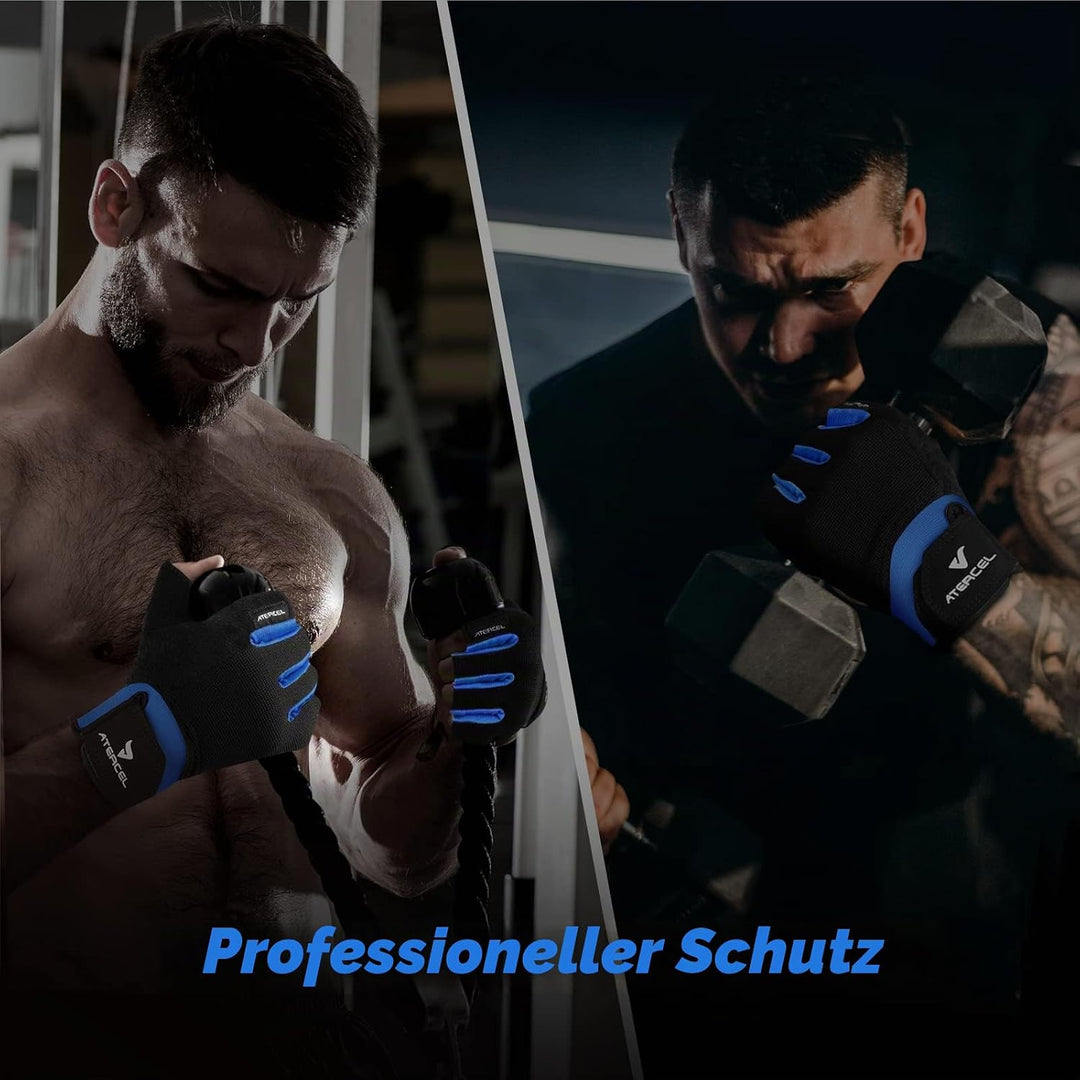 ATERCEL Fitness Handschuhe, Trainingshandschuhe für Crossfit, Bodybuilding, Radsport, Gym, Krafttrai