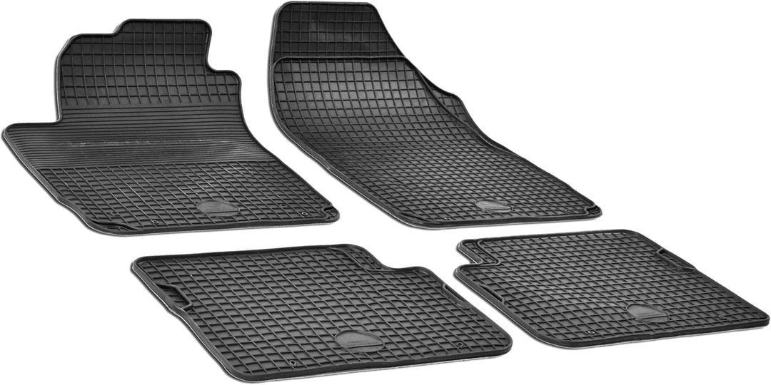 WALSER DirtGuard Gummi Fussmatten Auto kompatibel mit Alfa Romeo Giulietta/FIAT Bravo II/FIAT Stilo/