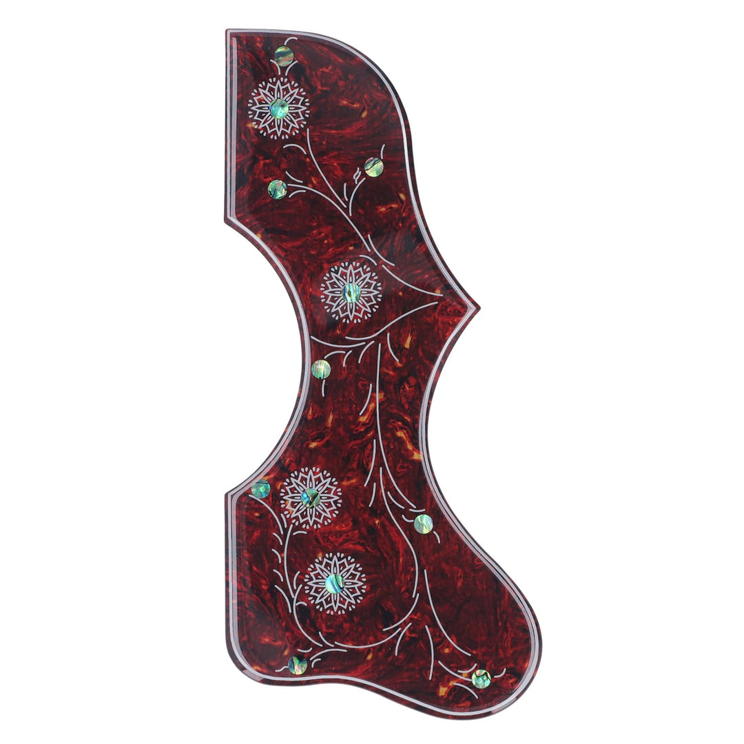 Akustische Gitarre, 2,5 mm dick Celluloid Scratch-Abwehr, selbstklebend Schutzplatte für professione