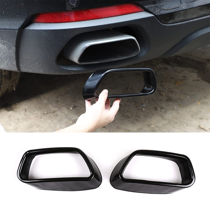 DIYUCAR Auspuffblende für X5 F15 2014–2018 X6 F16 2015–2019 Edelstahl Schalldämpfer Auspuffrohr Hals