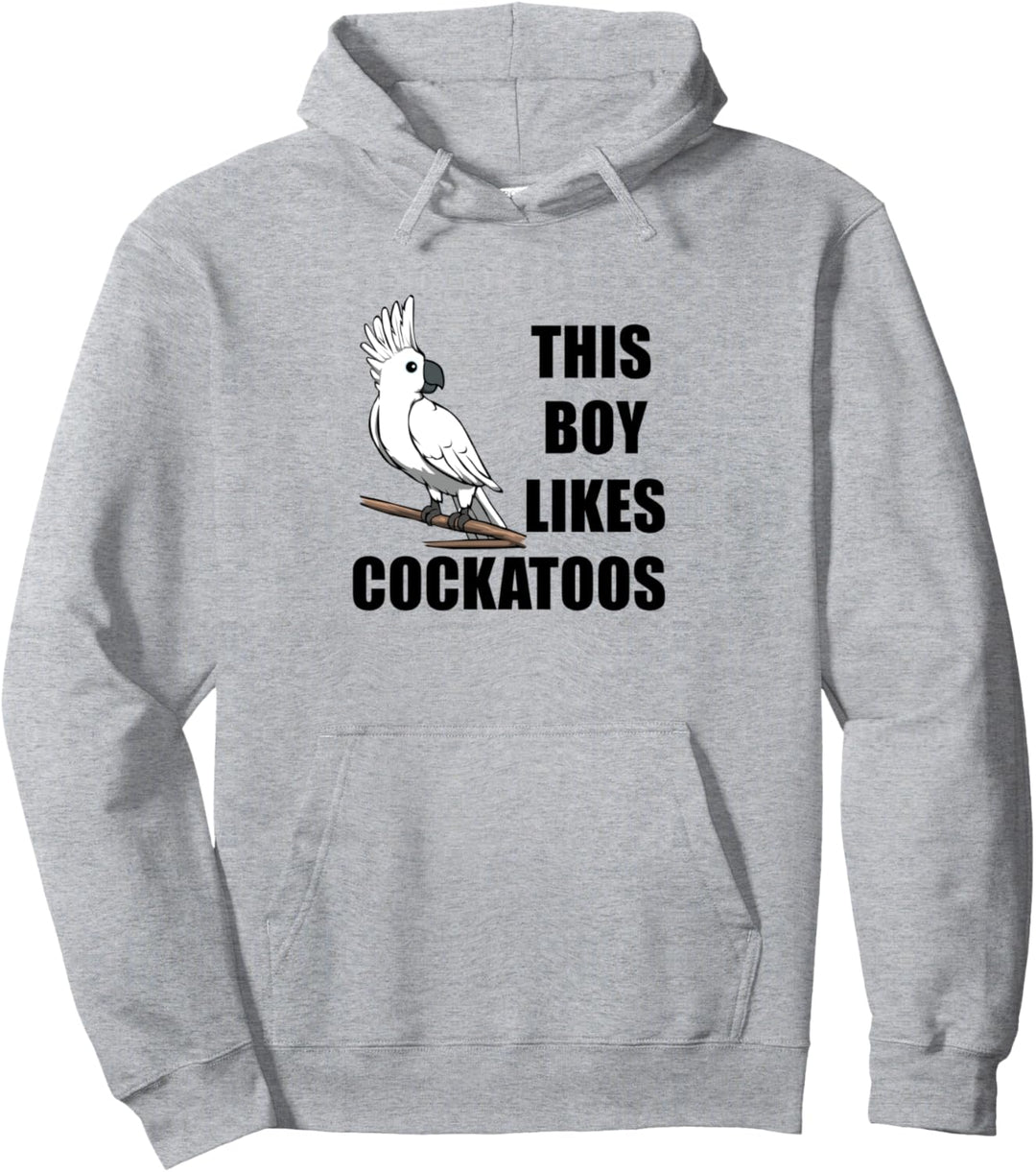 Exotisches Tier Niedlicher Vogel Kakadus Nymphensittich Pullover Hoodie