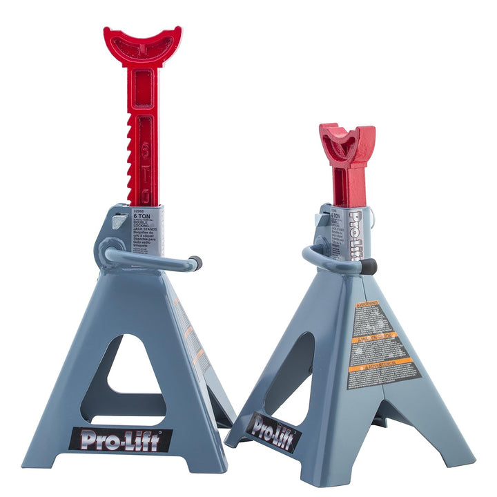 Pro-Lift T-6906D Doppelstift Unterstellbock | Unterstellböcke Kfz - 6 Tonnen, 1 Pack, 18x12 Inch