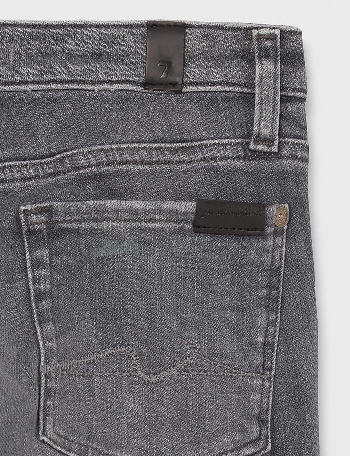 7 For All Mankind Damen Pyper Slim Illusion Jeans, Grau
