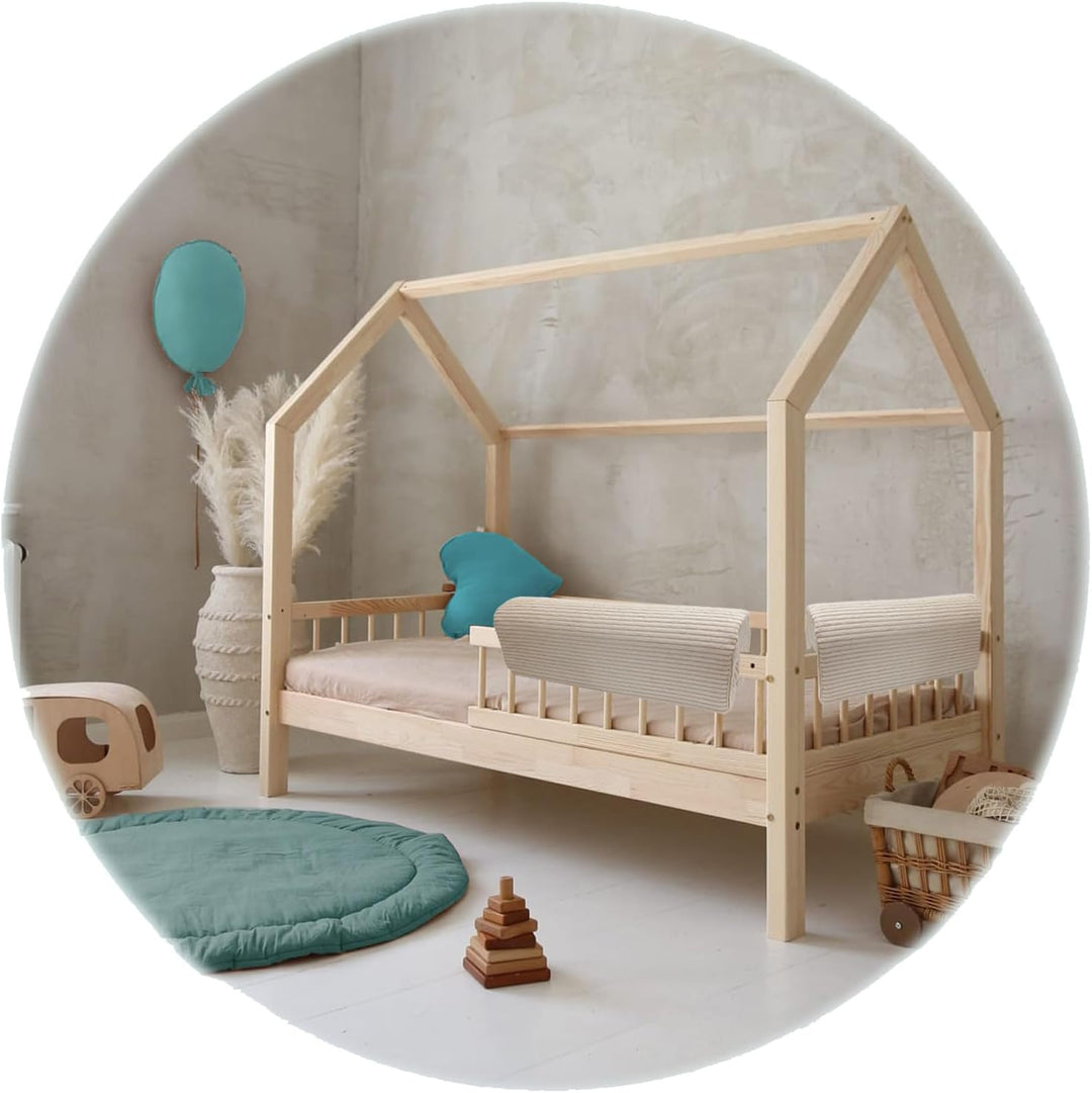 Bettkantenschutz für Kinderbetten Kissen für bettumrandung Rausfallschutz Abdeckung Kantenschutz für
