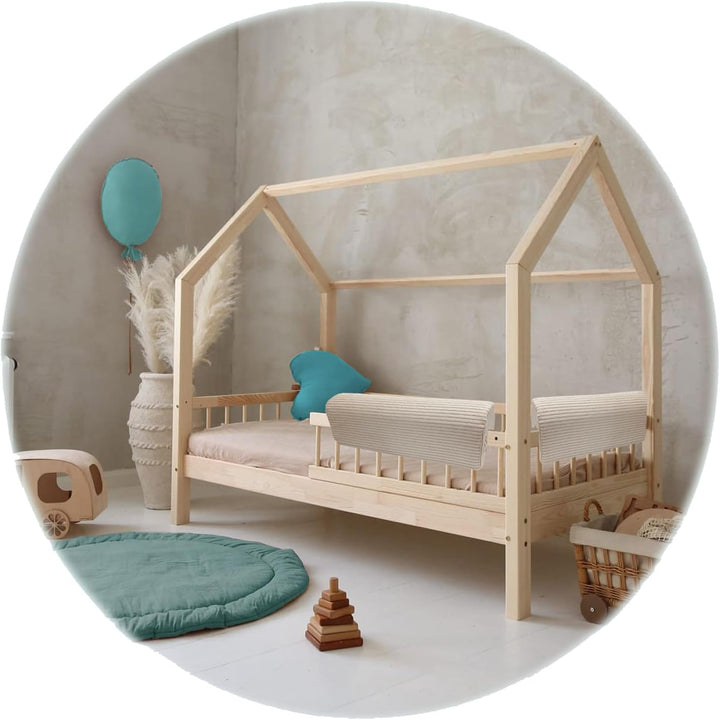 Bettkantenschutz für Kinderbetten Kissen für bettumrandung Rausfallschutz Abdeckung Kantenschutz für
