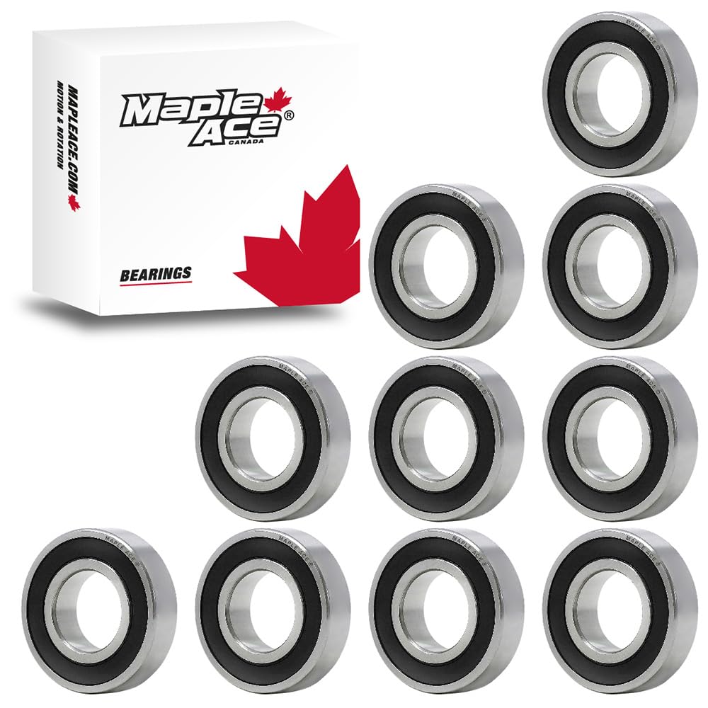 MAPLE ACE 6206 2RS Kugellager Supreme Gummidichtung 30x62x16 mm, 6206 2RS (10 Stk.)