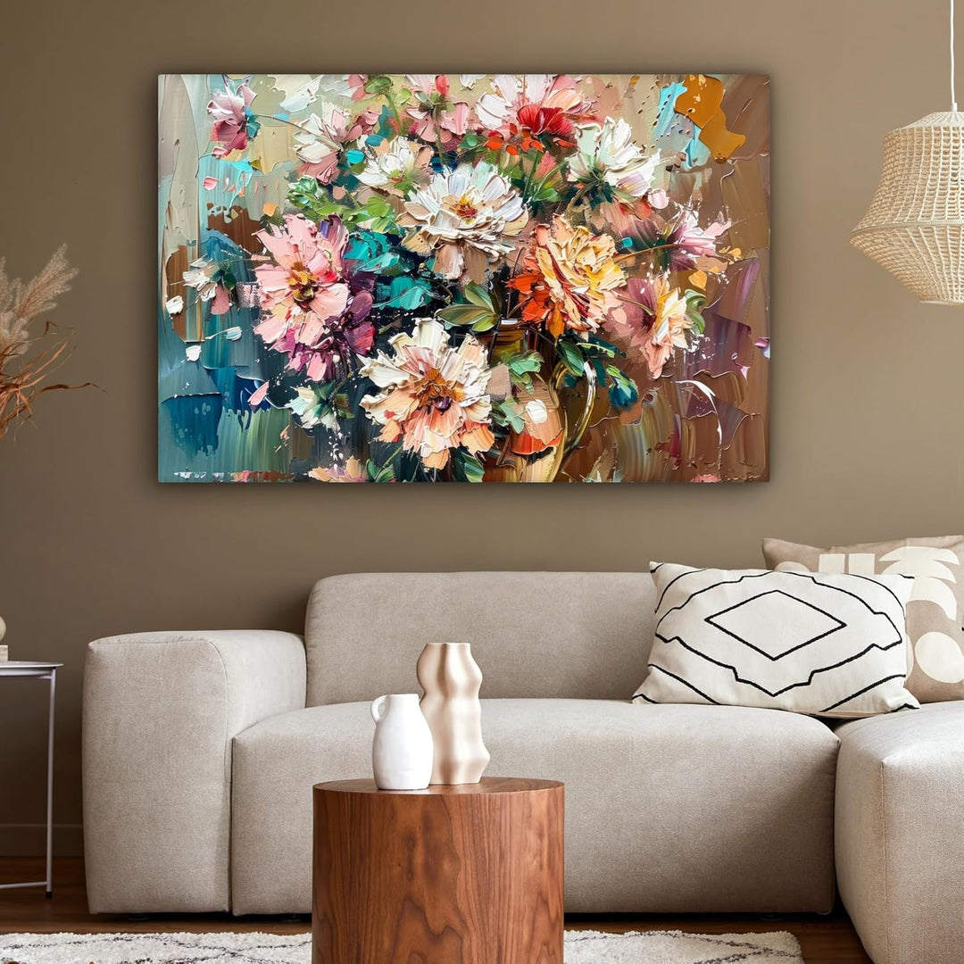 MuchoWow© Leinwandbild Gross 120x80 cm XXL Dekoration Wohnzimmer Bilder Pictures Wall Decoration Liv