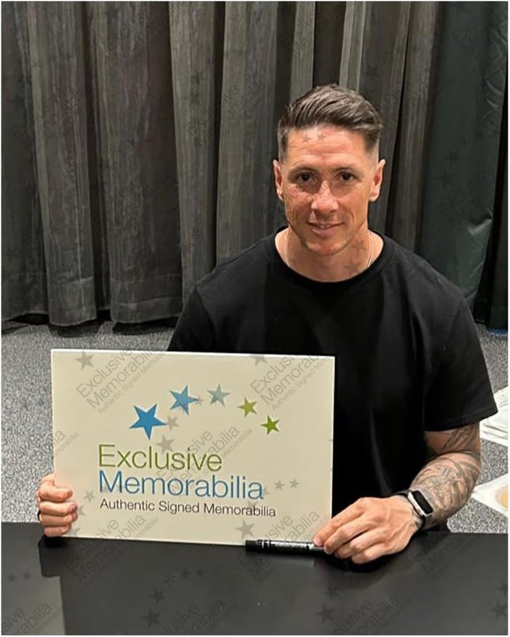 Von Fernando Torres signiertes Liverpool-Trikot