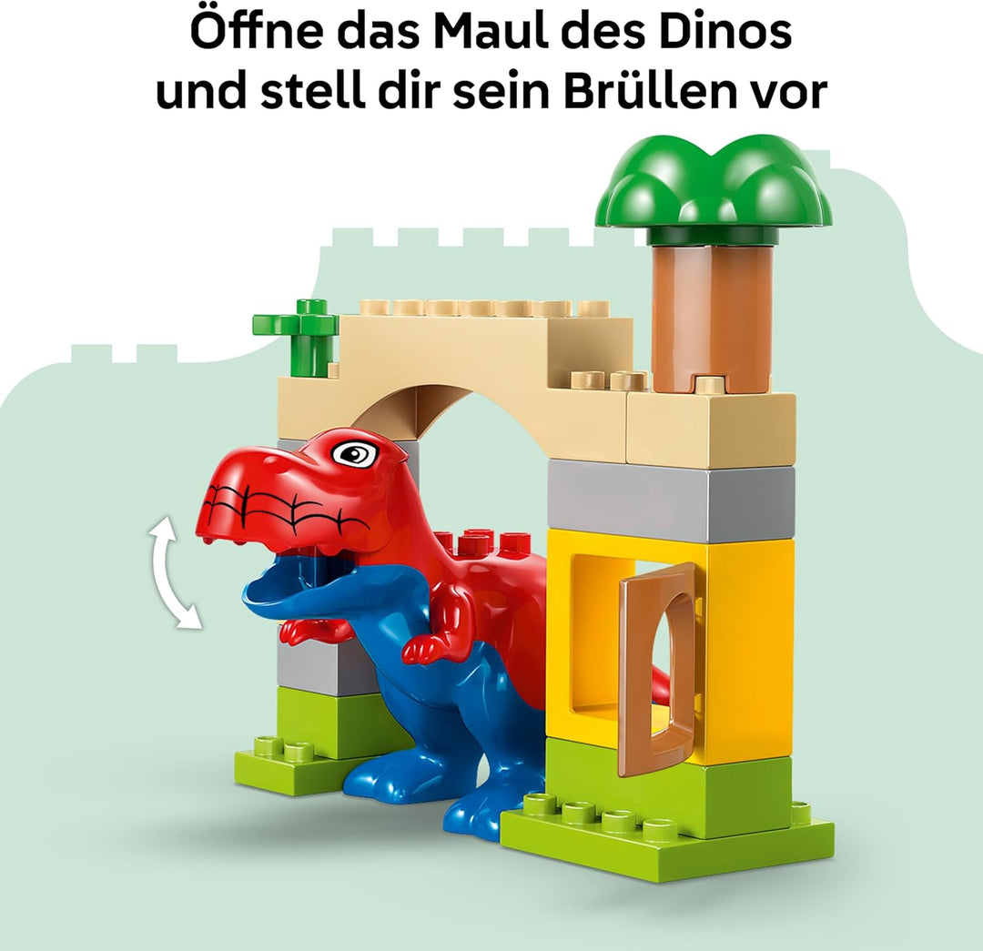 LEGO DUPLO | Spidey-Rex vs. Green Goblin - Feinmotorik Spielzeug für Kleinkinder - 2 Figuren inkl. S