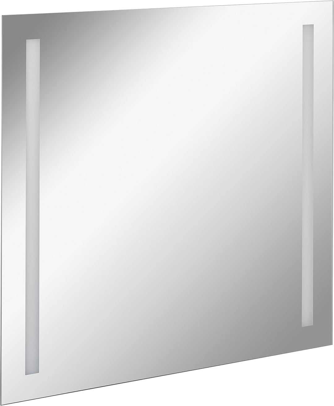 FACKELMANN LED Spiegel linear Mirrors/Wandspiegel mit LED-Beleuchtung/Masse (B x H x T): ca. 80 x 75