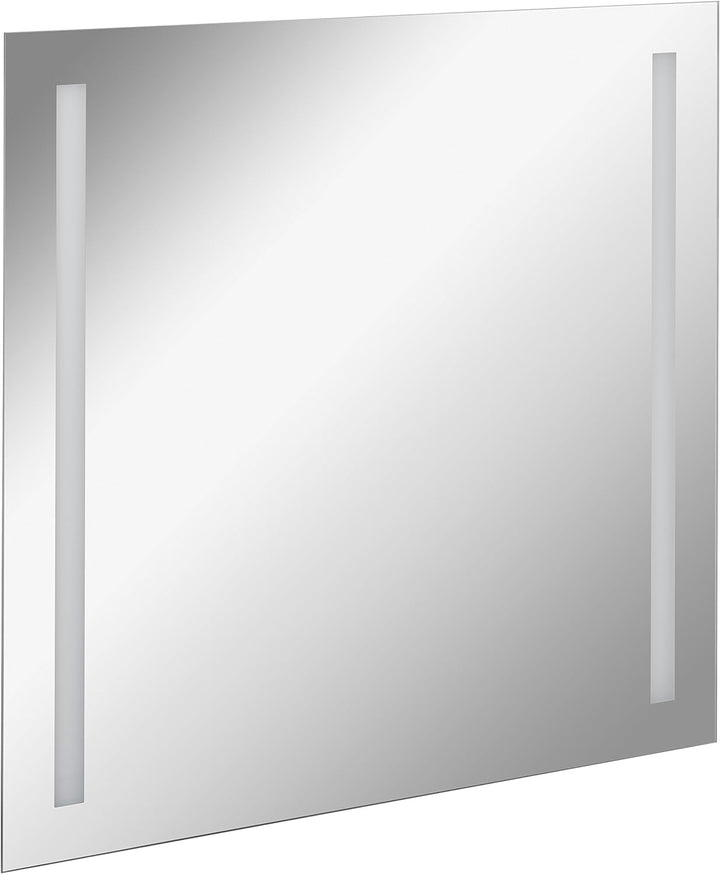 FACKELMANN LED Spiegel linear Mirrors/Wandspiegel mit LED-Beleuchtung/Masse (B x H x T): ca. 80 x 75