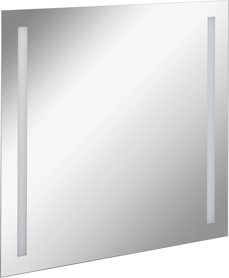FACKELMANN LED Spiegel linear Mirrors/Wandspiegel mit LED-Beleuchtung/Masse (B x H x T): ca. 80 x 75