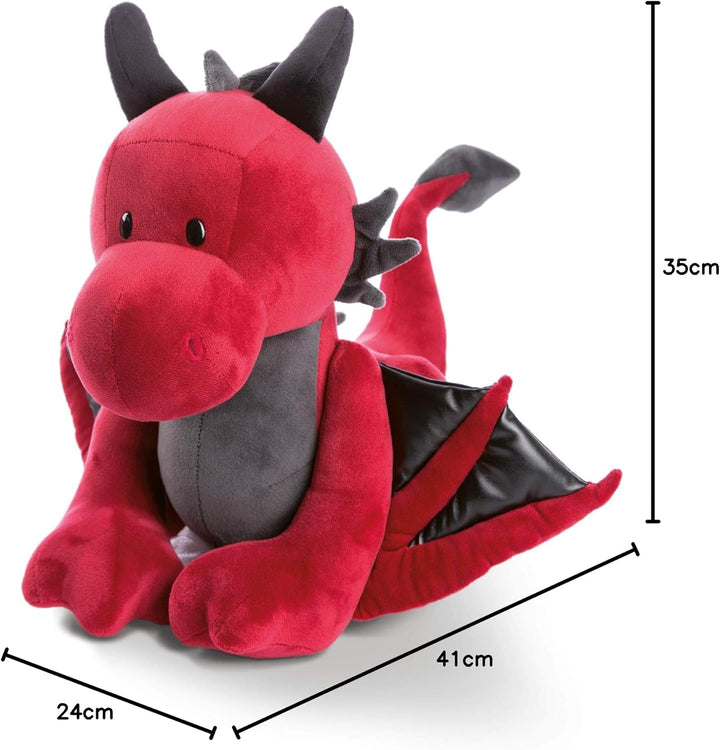 NICI 46716 Kuscheltier Drache Eldor 45cm stehend – Plüschtier für Mädchen, Jungen & Babys – Flauschi