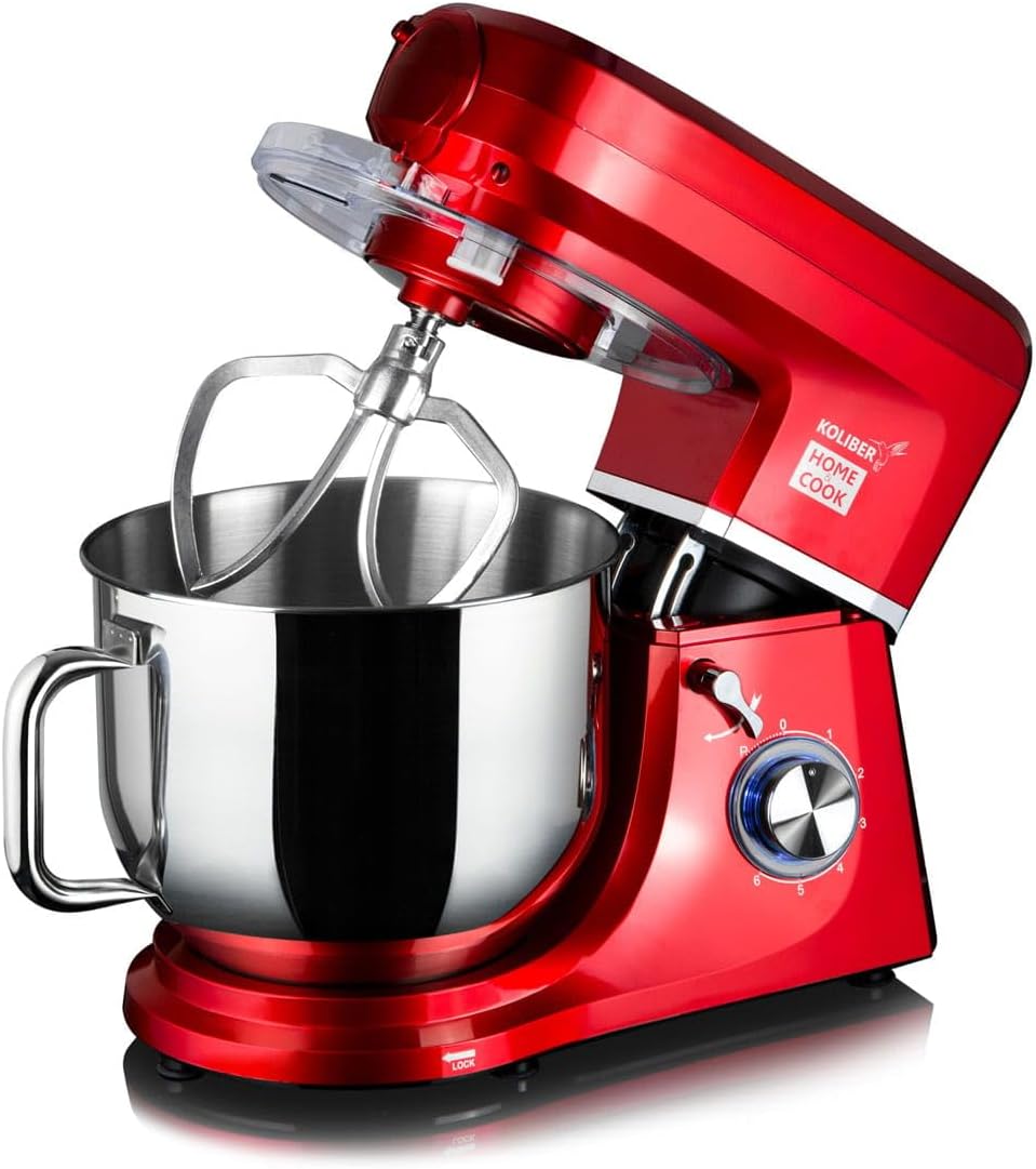 Koliber ROBOMAX X 3500W Küchenmaschine Multifunktion 8L Fleischwolf Mixer Gemüsereibe Knetmaschine P