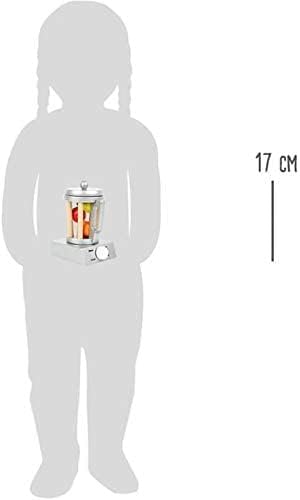 Small Foot Wooden Toys Wooden Blender Set Includes Fruit for Play Kitchens Designed for Children Age