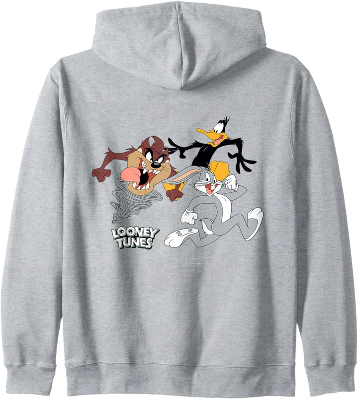 Das Looney Tunes-Trio Bugs Daffy Taz Kapuzenjacke