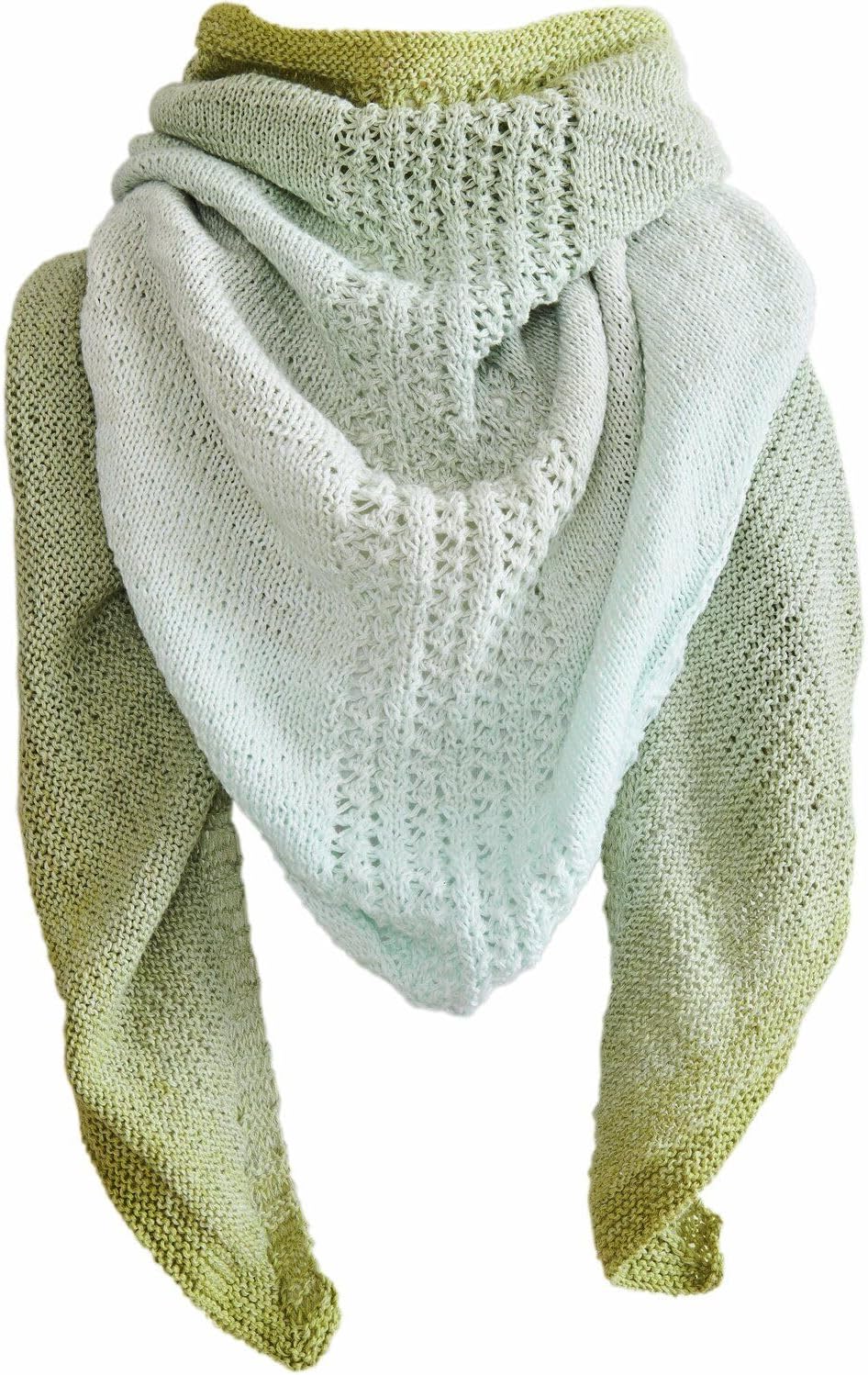Rico Design Creative Cotton Dégradé Lucky 8 - Wolle zum Stricken und Häkeln - 200g, 800m (Aloe - 027